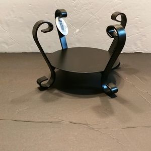Candle Jar Holder Black